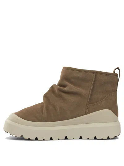 Ugg Heritage Utility Ankle Boots In Brown