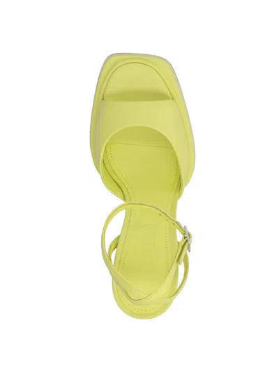 3juin Beth Sandals Green In Yellow