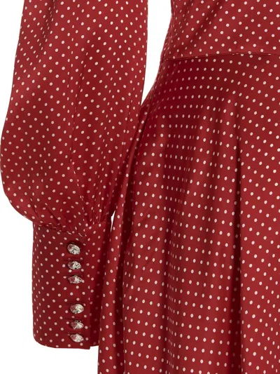 Alexandre Vauthier Pol Pol Idress In Burgundy