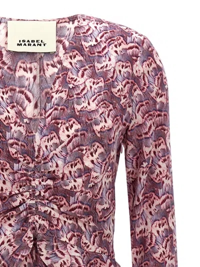 Isabel Marant Usmara Dresses Multicolor In Pink