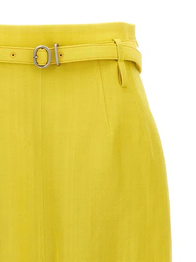 Jil Sander 66 Skirts Yellow In Yellow