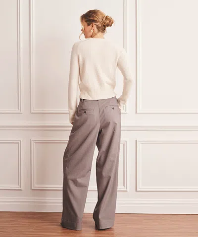 Naadam Luxe Cashmere Saddle Crewneck Sweater In White