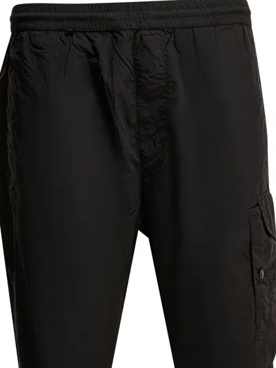 C.p. Company C.p.company Black Polyamide Trousers In Black