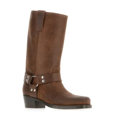 Paris Texas 45mm Buckle-strap Leather Boots In Multi