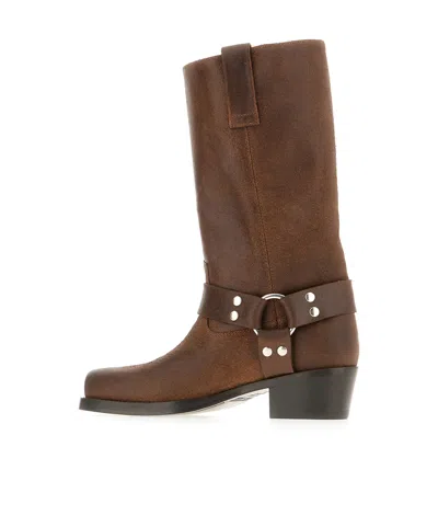 Paris Texas 45mm Buckle-strap Leather Boots In Multi