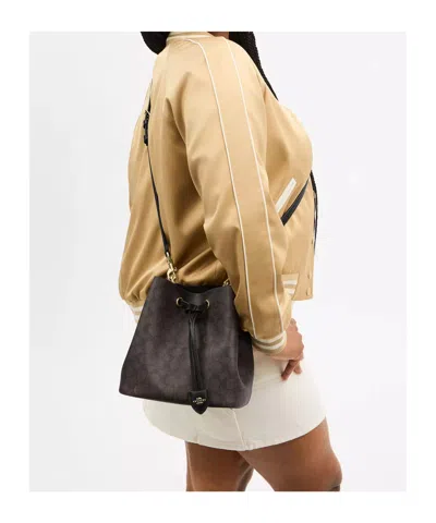 Coach Rowan Bucket Bag In Signature Canvas In Brown