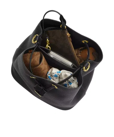 Coach Rowan Bucket Bag In Signature Canvas In Brown