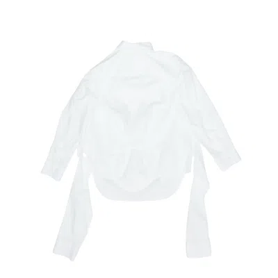 Jean Paul Gaultier Relaxed Fit Hybrid Shirt In White