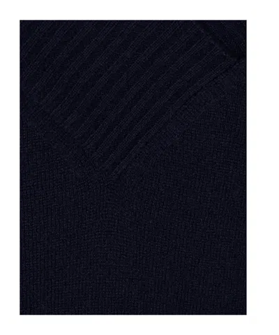 Alberta Ferretti Button Detailed Dropped Shoulder Jumper In Blue