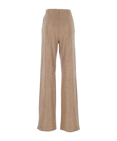 Giuseppe Di Morabito Embellished Wide-leg Pants In Brown