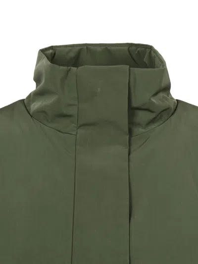 K-way Ella Long Hybrid Jacket In Green