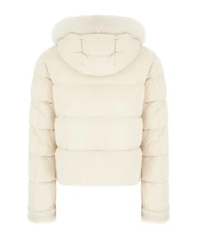 Moorer Long Sleeve Jacket In Neutral