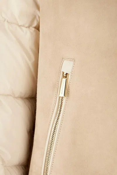 Moorer Long Sleeve Jacket In Neutral