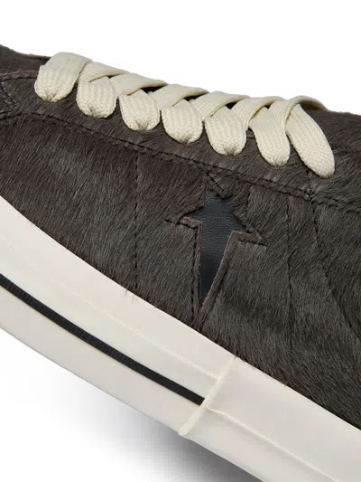 Rick Owens Drkshdw Rick Owens Converse X Drkshdw One Star Low Top 7809 Dark Dust In Brown