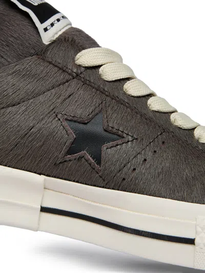 Rick Owens Drkshdw Rick Owens Converse X Drkshdw One Star Low Top 7809 Dark Dust In Brown