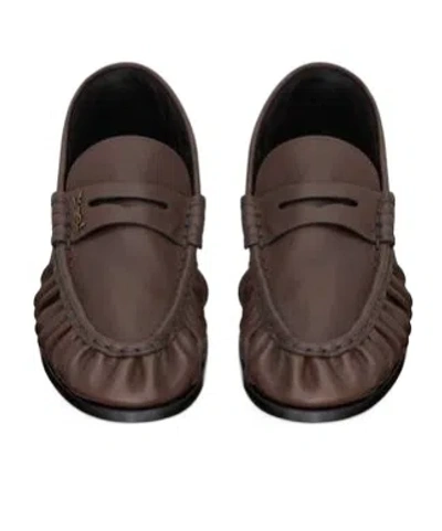 Saint Laurent Le Loafer Supple In Matte Leather In Black