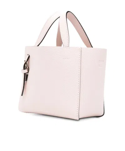 Valextra Micro Leather Bucket Bag In Pattern