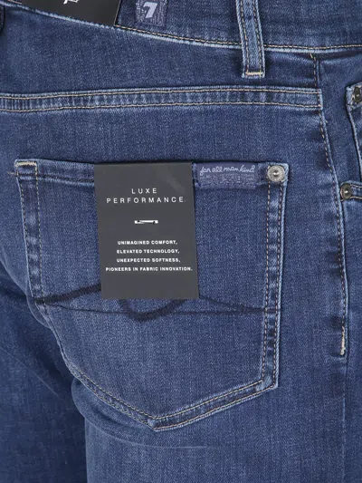 7 For All Mankind Belt-loop Jeans In Blue