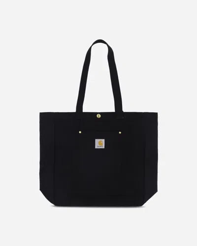 Carhartt Bay Canvas Tote Bag In Black