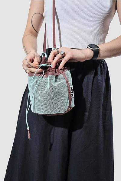 Baboon To The Moon Drawstring Crossbody Pouch In Mint Chip, Women's At Urban Outfitters