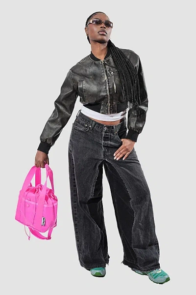 Baboon To The Moon Go-tote Bucket In Hyper Pink, Women's At Urban Outfitters In Pink