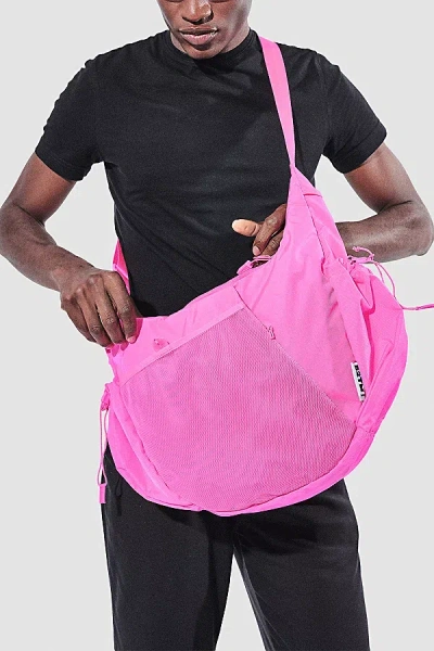 Baboon To The Moon Crescent Crossbody Big In Hyper Pink, Women's At Urban Outfitters In Pink