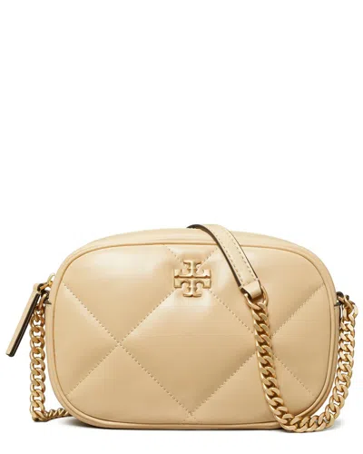 Tory Burch Kira Diamond-quilted Leather Crossbody Bag In Vanilla Soft Serve