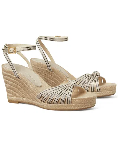 Tory Burch Tory Ribbon Wedge Espadrille In Multi