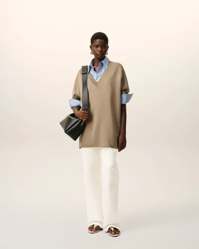 Ami Alexandre Mattiussi White Cotton Worker Trousers White In White