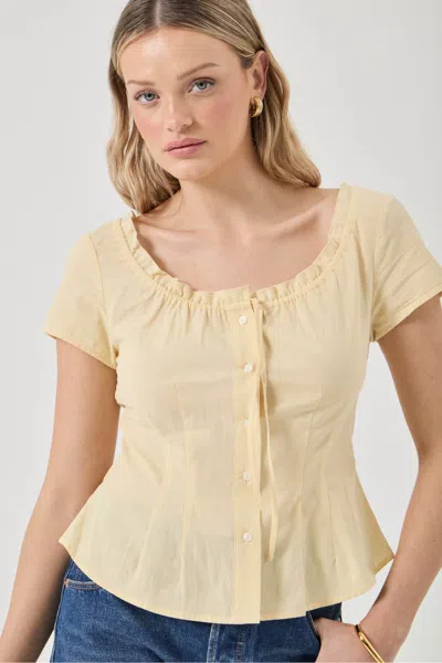 Rolla's Esme Top In Yellow