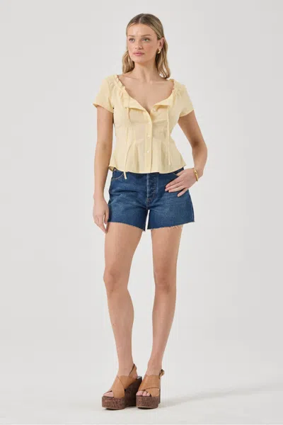 Rolla's Esme Top In Yellow