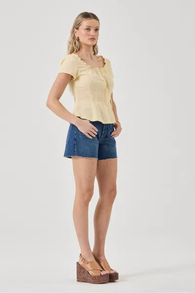 Rolla's Esme Top In Yellow