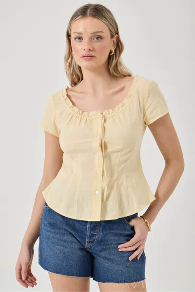 Rolla's Esme Top In Yellow