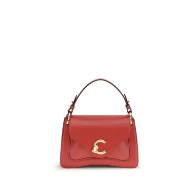 Coccinelle Red Calf Leather Bos Taurus Handbag In Red