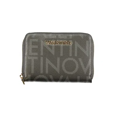 Valentino By Mario Valentino Black Polyurethane Women Wallet In Black