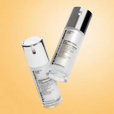 Peter Thomas Roth Un-wrinkle Eye Concentrate Duo|30 ml / 1 oz In Transparent