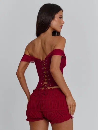 Outcast Amaya Top Deep Red
