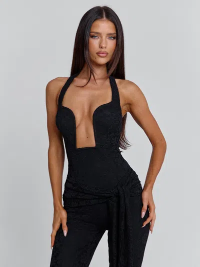 Outcast Gigiana Jumpsuit Black In Black