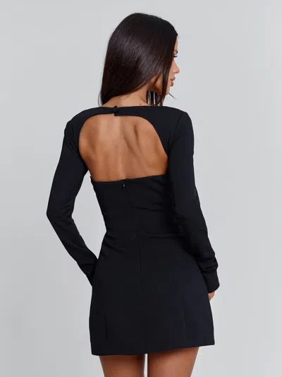 Outcast Rosa Mini Dress Black In Black