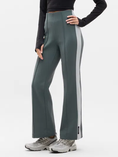 Athleta Glacier High Rise Novelty Flare Pant In Green
