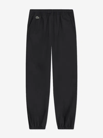 Lacoste Boys Colourblock Tracksuit In Black