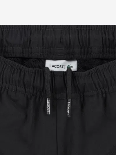 Lacoste Boys Colourblock Tracksuit In Black