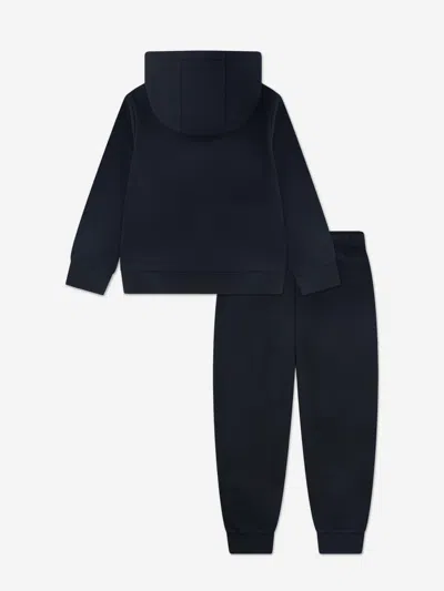 Lacoste Boys Logo Tracksuit In Black