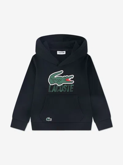 Lacoste Boys Logo Tracksuit In Black