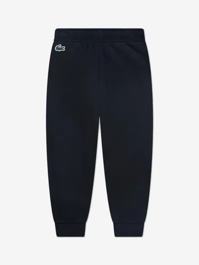 Lacoste Boys Logo Tracksuit In Black