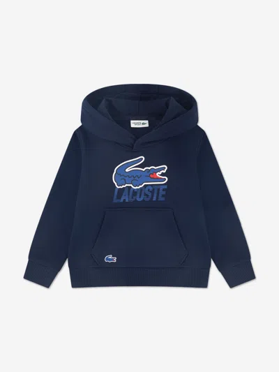 Lacoste Boys Logo Tracksuit In Blue