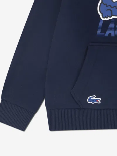Lacoste Boys Logo Tracksuit In Blue