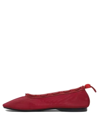 Alohas Flat Shoes In Red