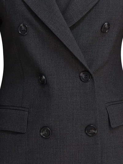 Semper Balzer Double Breasted In Gray