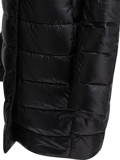 Herno "dora" Long Down Jacket In Black